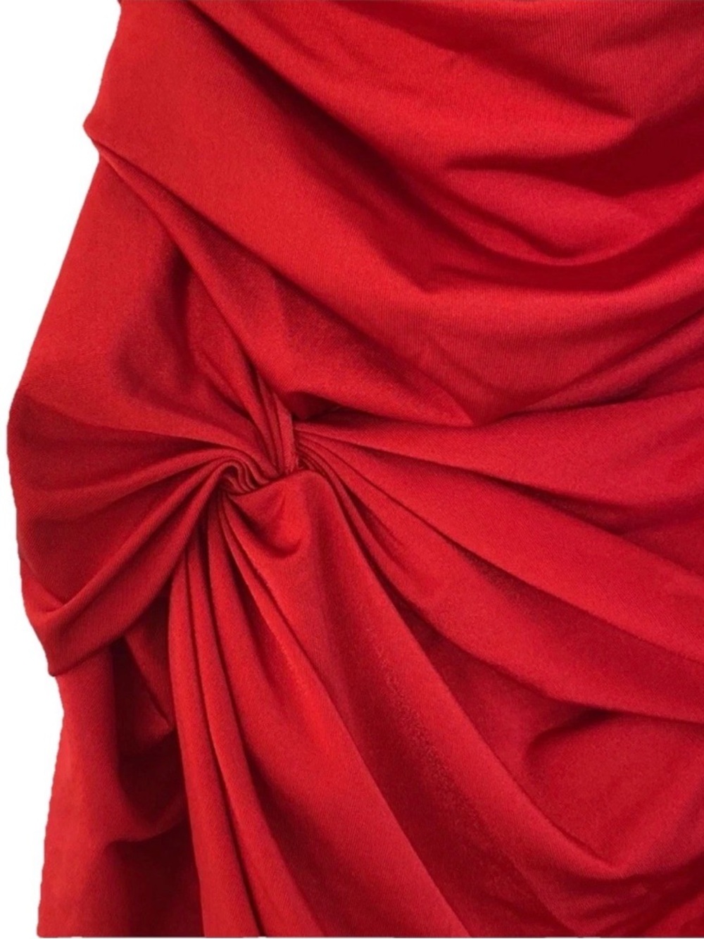 Women’s Lua NWT maxi dress size medium red one shoulder MADE IN USA